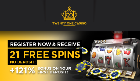 No Deposit Casino Bonus at 21casino.com